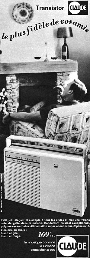 Publicité Claude 1964