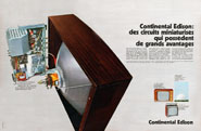 Publicité Continental Edison 1969
