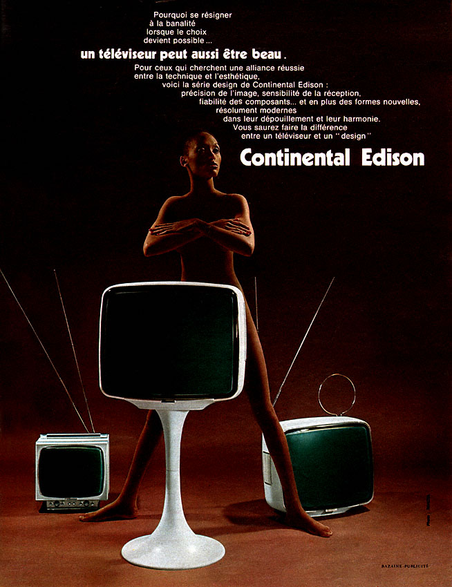 Publicité Continental Edison 1971