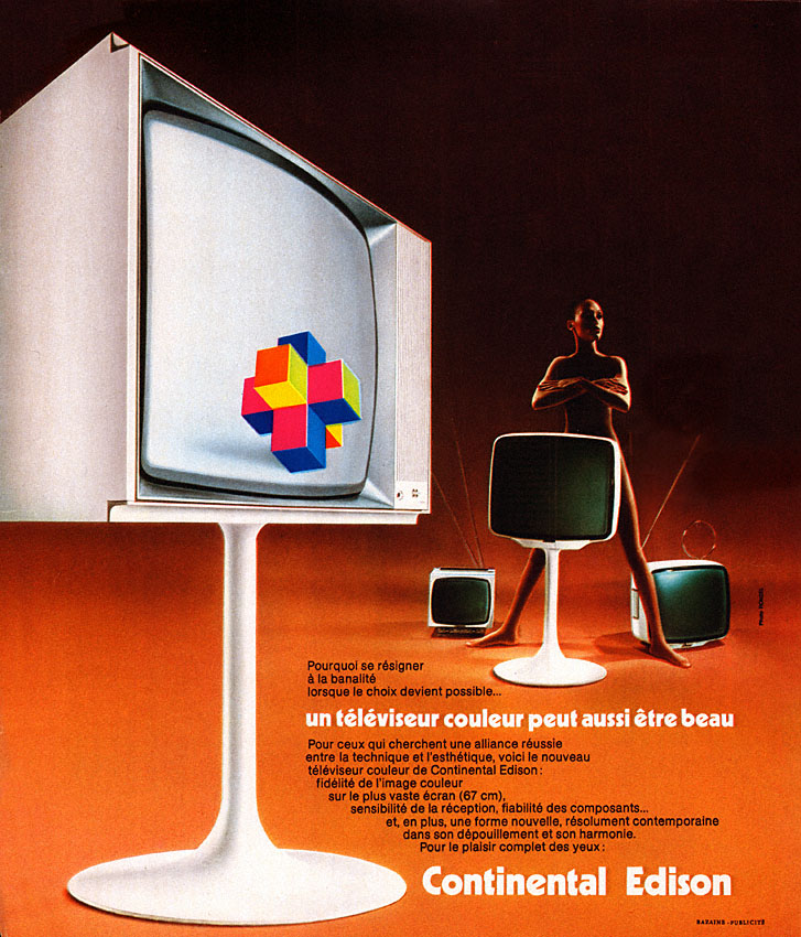 Publicité Continental Edison 1972