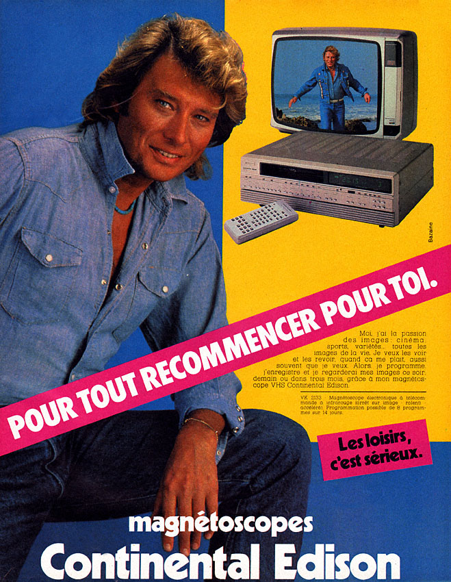 Publicité Continental Edison 1981