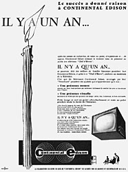 Marque Continental Edison 1958