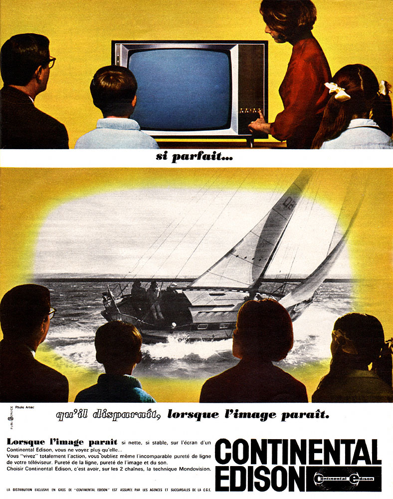Publicit� Continental Edison 1964