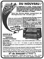 Publicit De Gialluly 1951