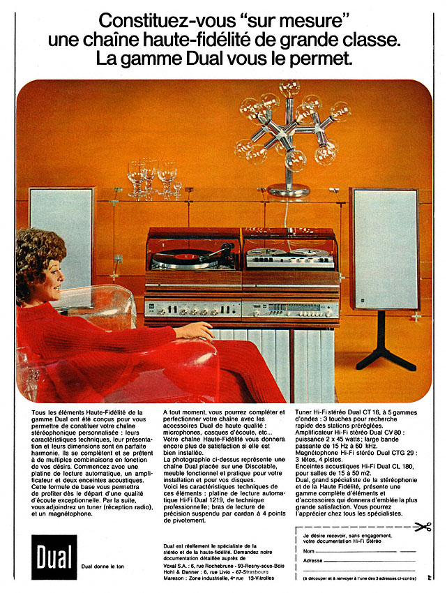 Publicité Dual 1971
