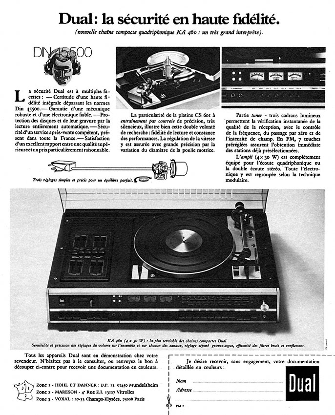 Publicité Dual 1976