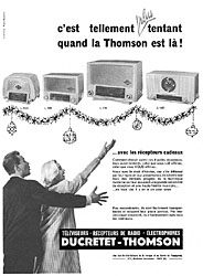 Publicit Ducretet-Thomson 1957