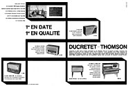 Publicit Ducretet-Thomson 1960