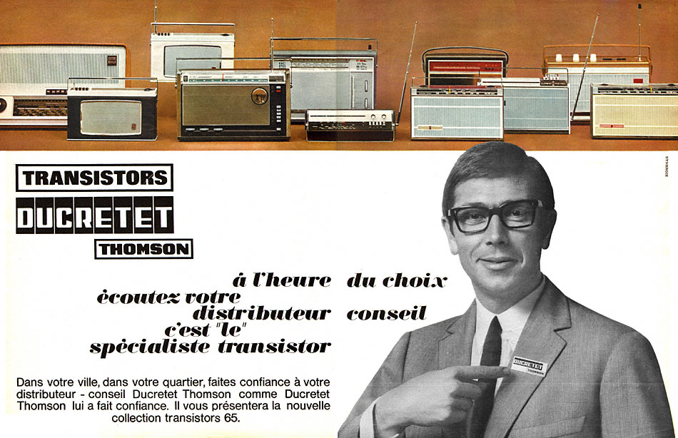 Publicité Ducretet-Thomson 1965