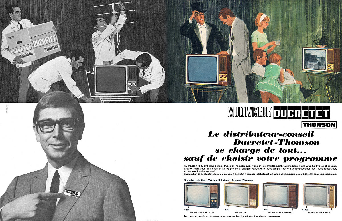Publicit� Ducretet-Thomson 1965