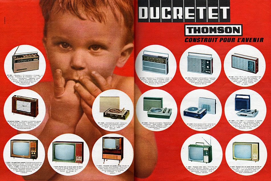 Publicité Ducretet-Thomson 1966