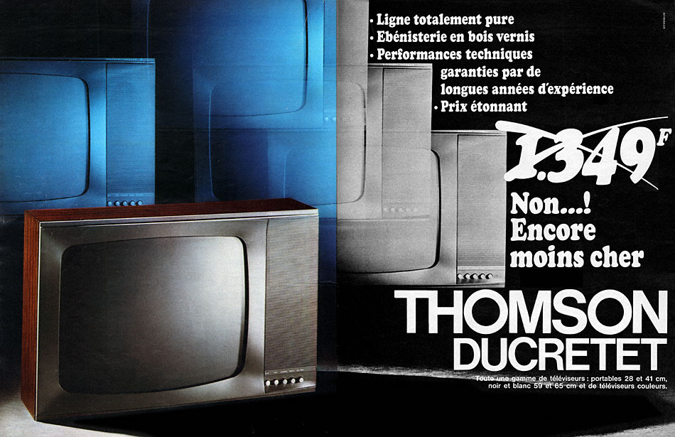 Publicité Ducretet-Thomson 1968