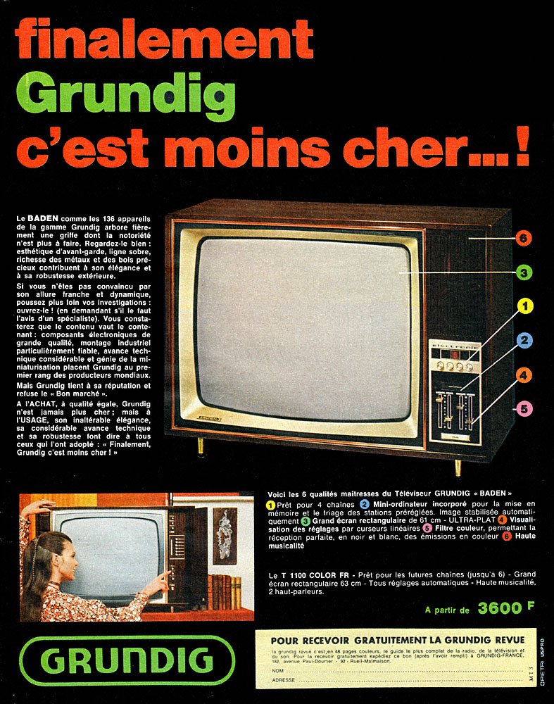Marque Grundig 1970