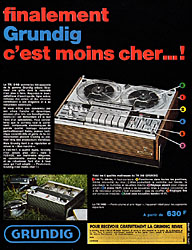 Publicit Grundig 1970