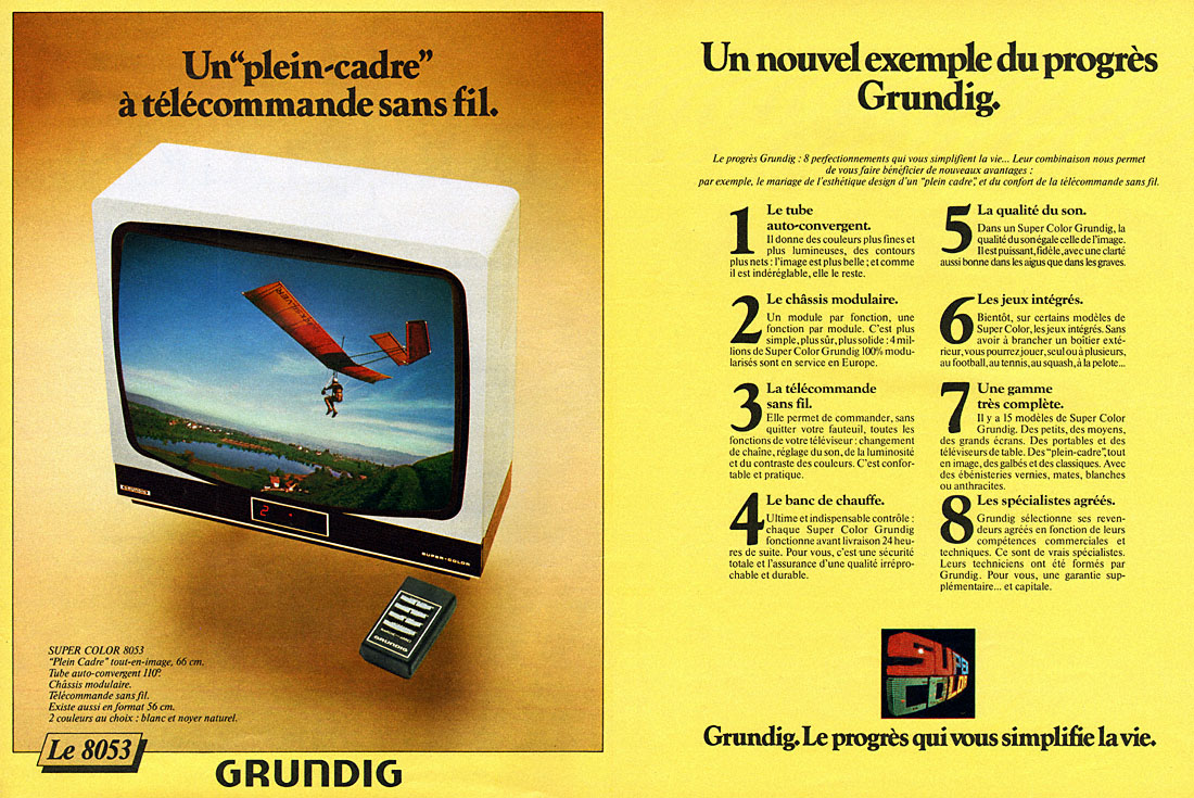 Publicité Grundig 1977