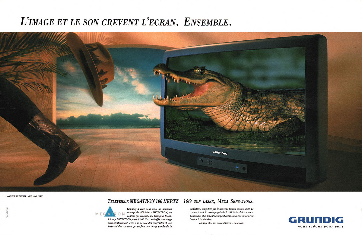 Publicité Grundig 1995