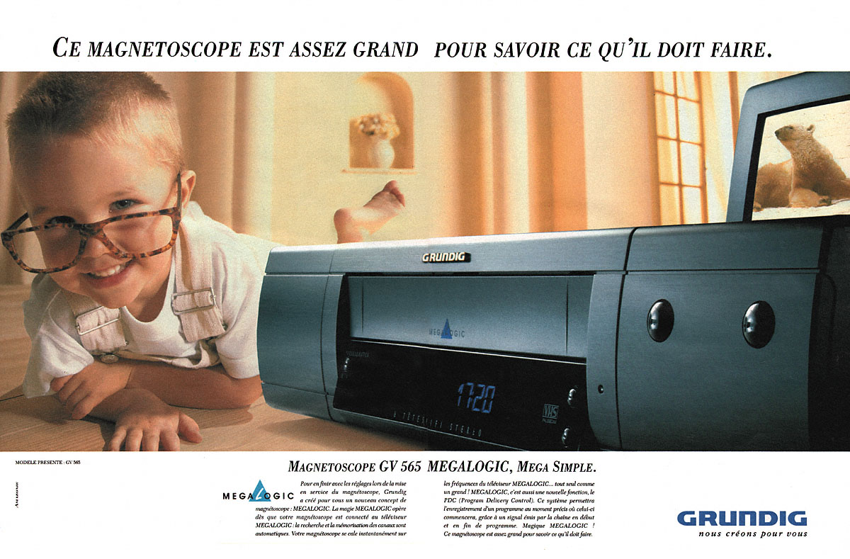 Publicité Grundig 1995
