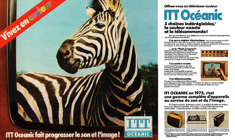 Publicité ITT Oceanic 1975