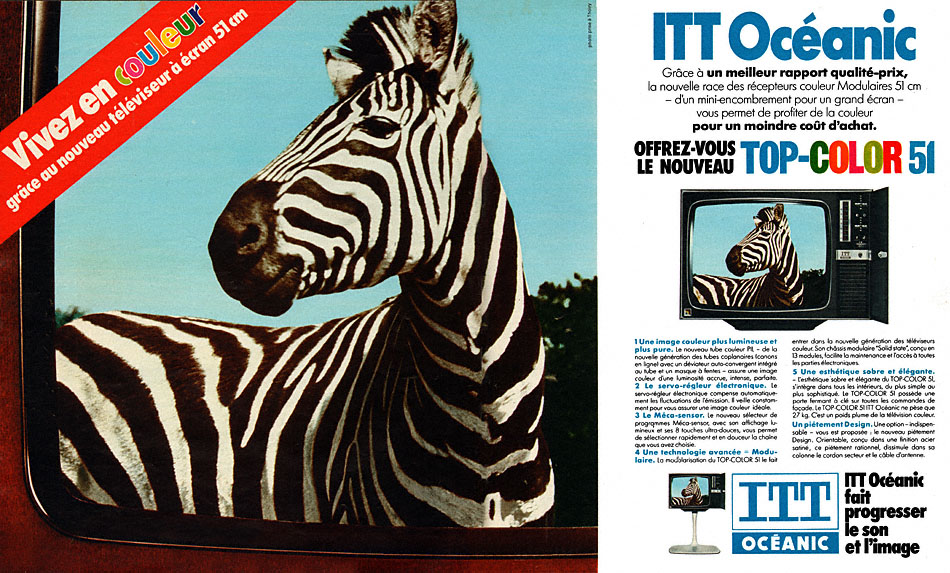 Publicité ITT Oceanic 1975