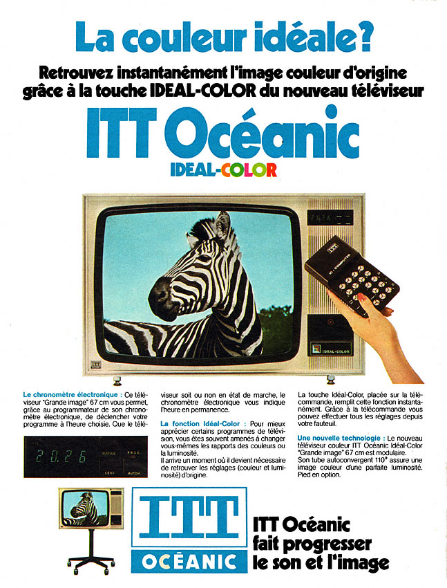 Publicité ITT Oceanic 1977