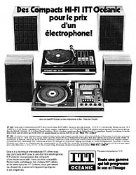 Publicit ITT Oceanic 1978