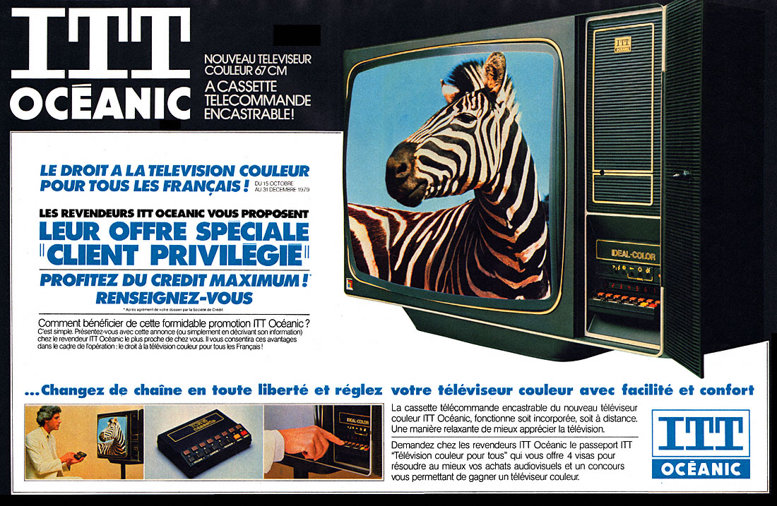 Publicité ITT Oceanic 1979