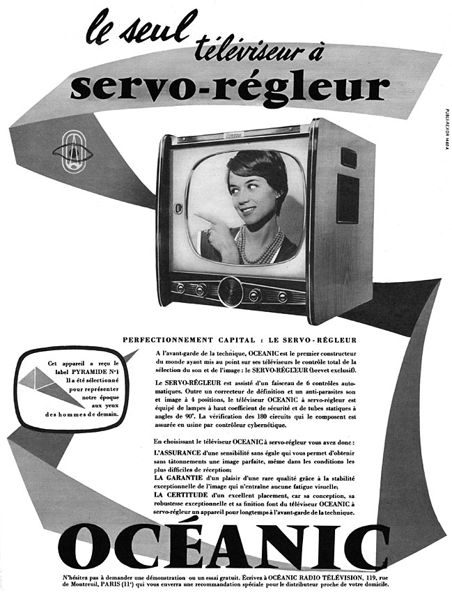 Publicité ITT Oceanic 1959