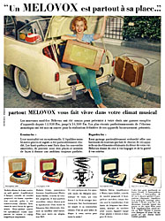 Publicit Melovox 1957