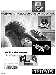 Publicit Melovox 1960