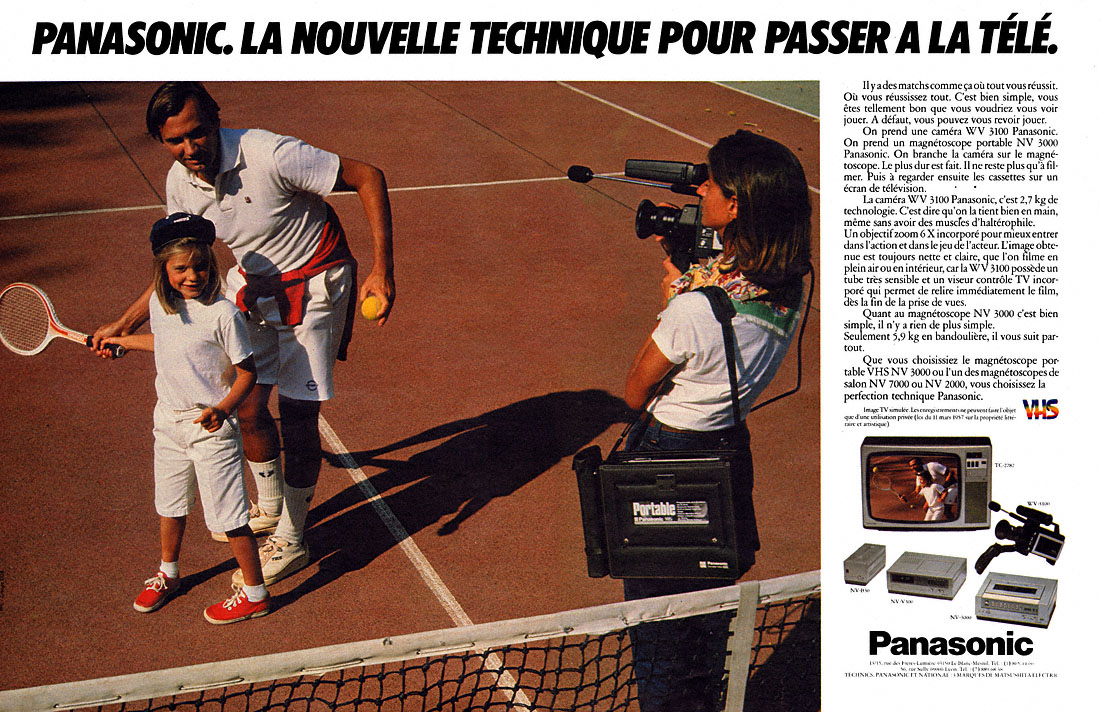 Publicité Panasonic 1981
