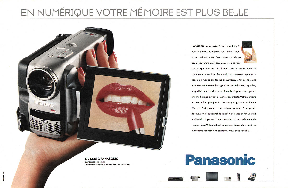 Publicité Panasonic 1998