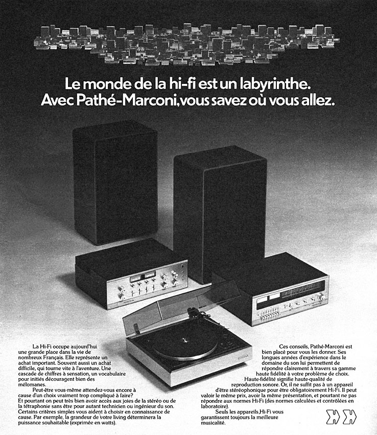 Publicité Path Marconi 1976