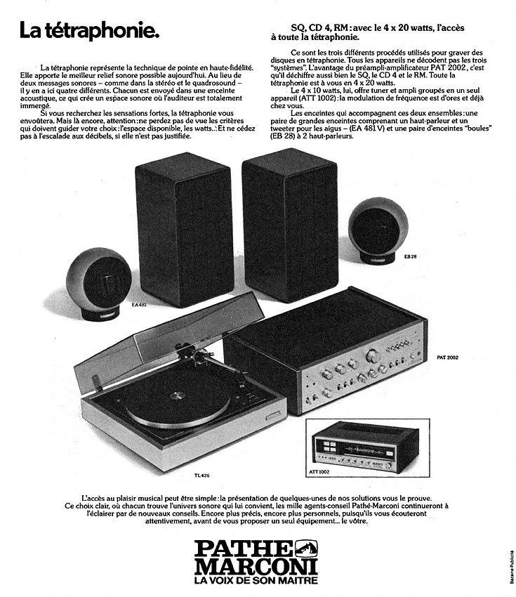 Publicité Path Marconi 1976