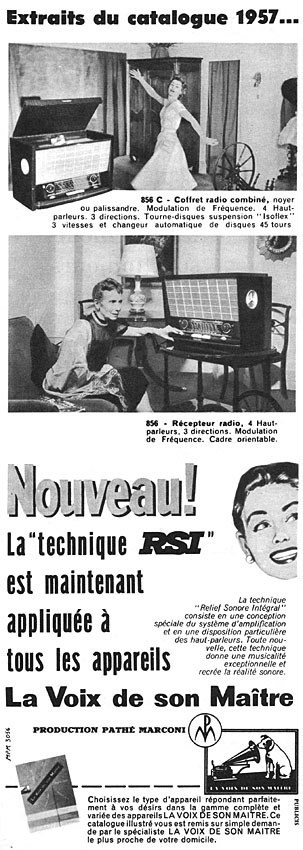 Publicité Path Marconi 1956