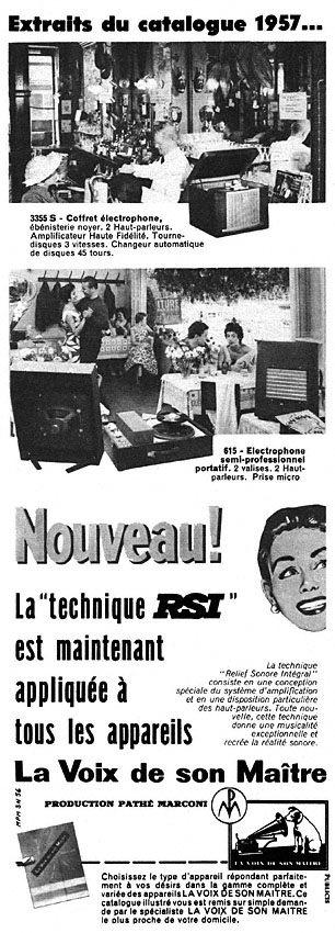 Publicité Path Marconi 1956