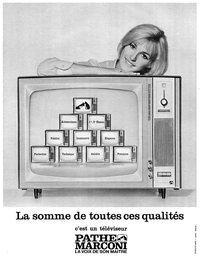 Publicit� Path� Marconi 1964