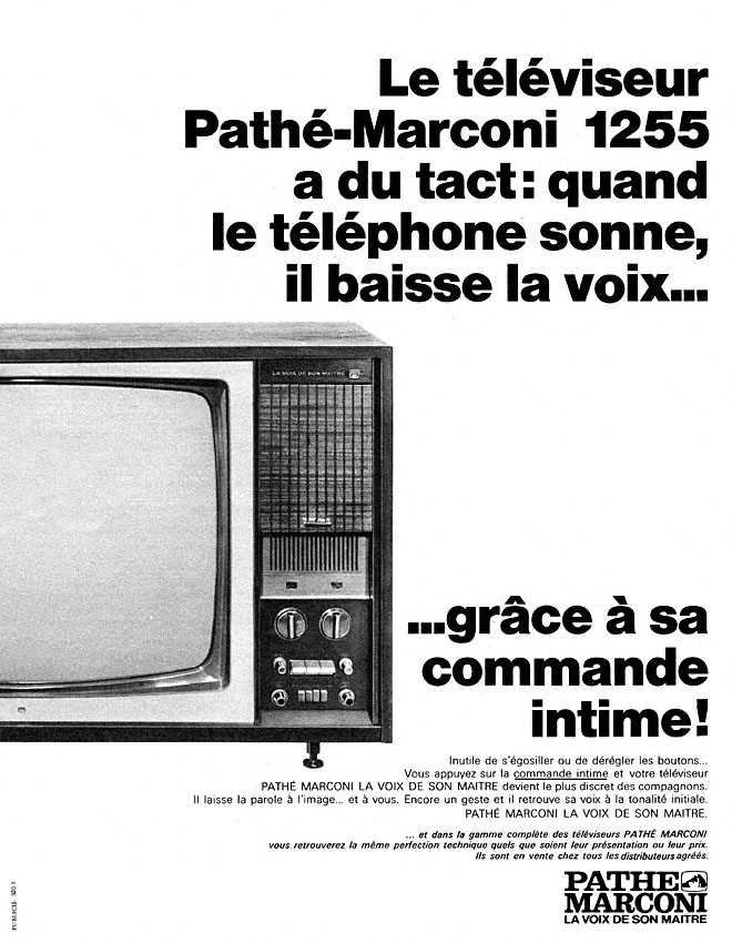 Publicité Path Marconi 1966