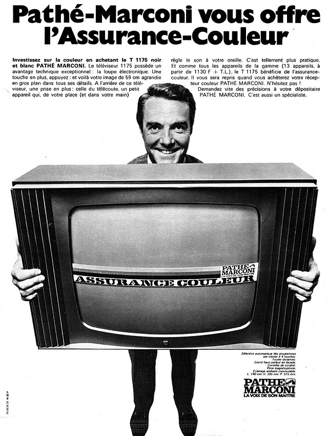 Publicité Path Marconi 1967