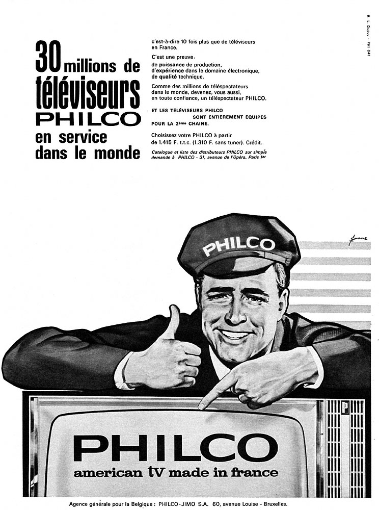 Publicité Philco 1963