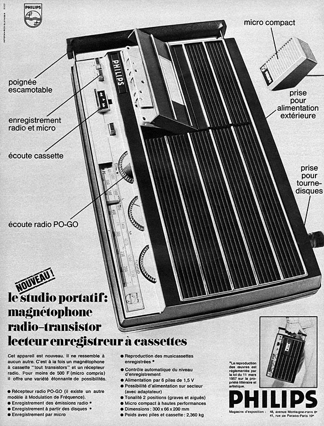 Publicité Philips 1969