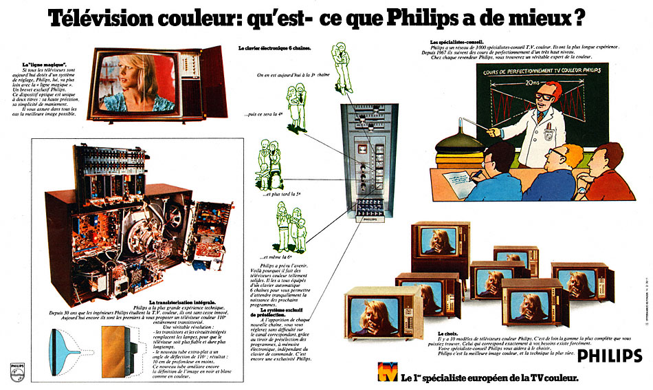 Publicité Philips 1973