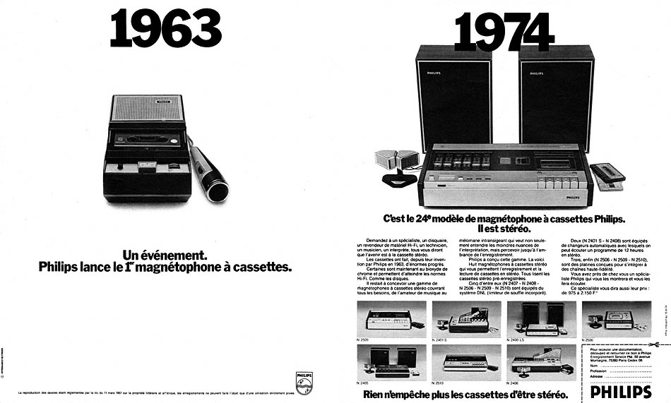 Publicité Philips 1974