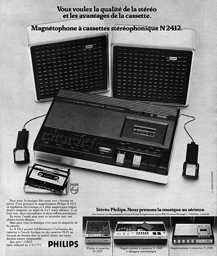 Publicité Philips 1975