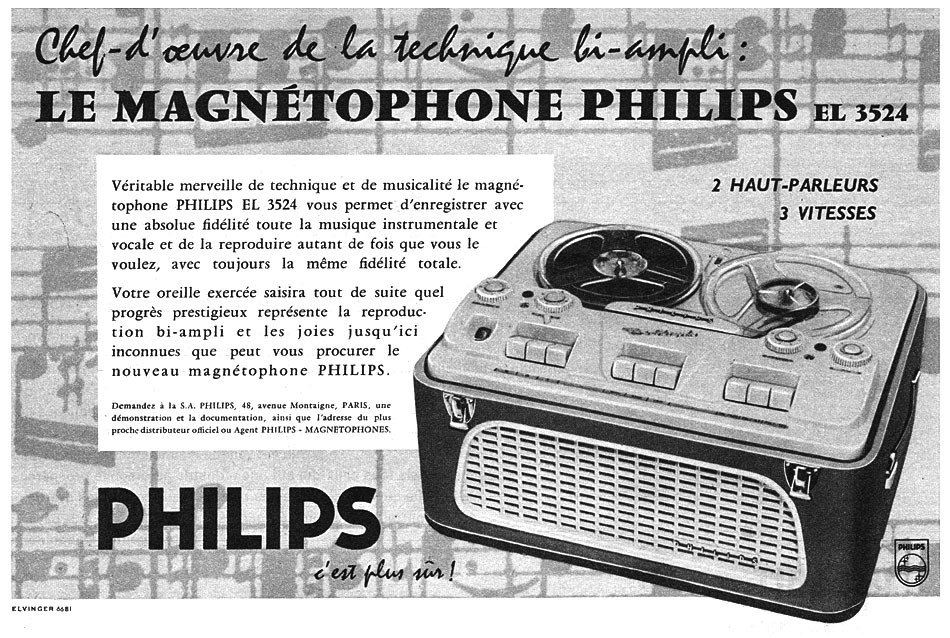 Publicité Philips 1960