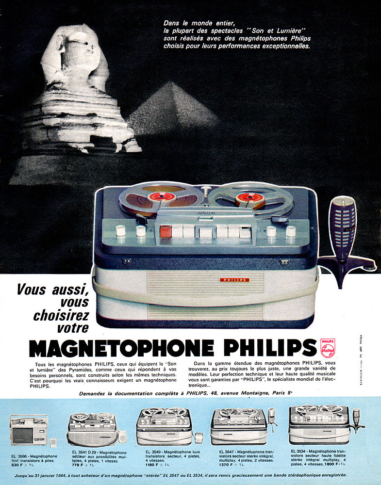 Publicité Philips 1963