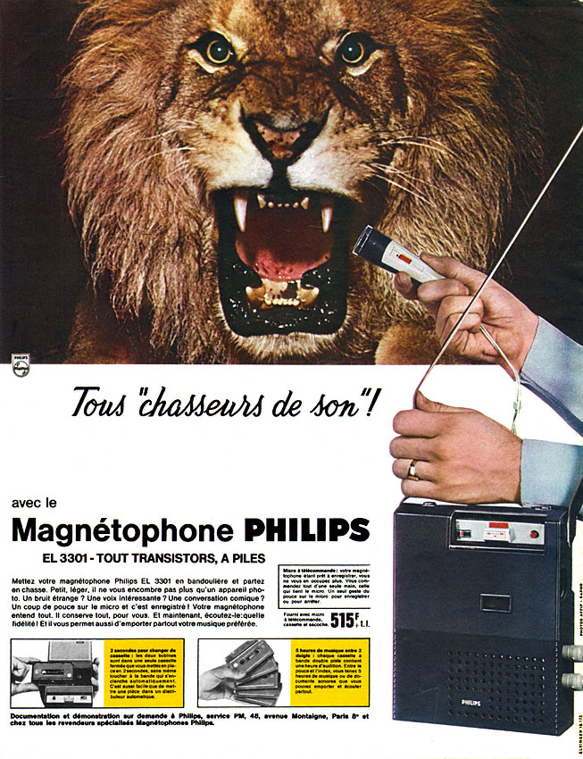 Publicité Philips 1965