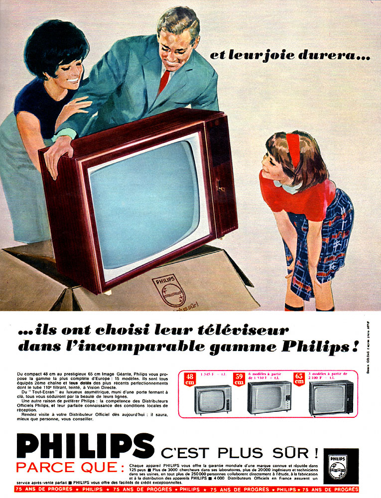 Publicit� Philips 1965
