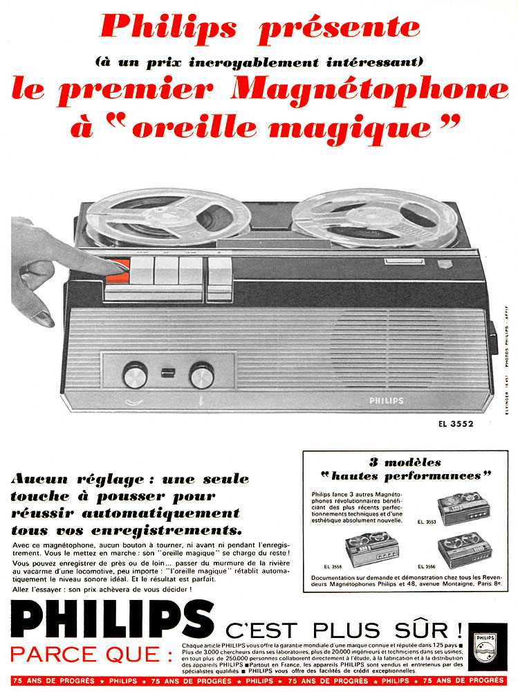 Publicit� Philips 1965