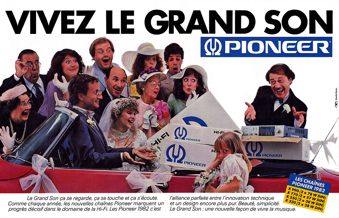 Publicité Pioneer 1981