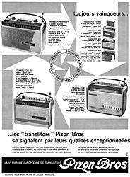 Publicit Pizon Bros 1961